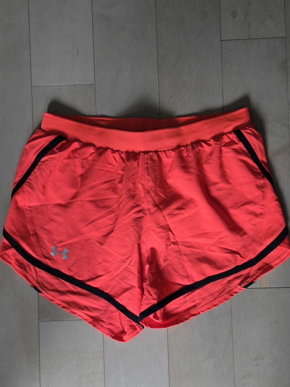 Under Armour Women's Neon Coral Running Shorts